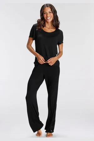 Bruno Banani Pyjama met mooie kantdetails (2-delig, 1 stuk)