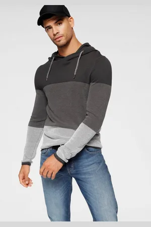 Bruno Banani Capuchontrui in een trendy wafel-look