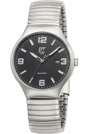 Ett Solarhorloge Sonora, EGS-12086-21M Horloge, herenhorloge, trekband, datum
