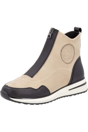 Remonte Slip-on sneakers sleehak, laarzen, enkellaars met praktische aantrekriem