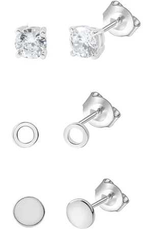 Firetti Oorstekerset Multipack sieraden cadeau 925 oorbellen (set, 6-delig)