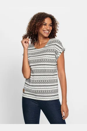 Casual Looks Shirt met print (1-delig)