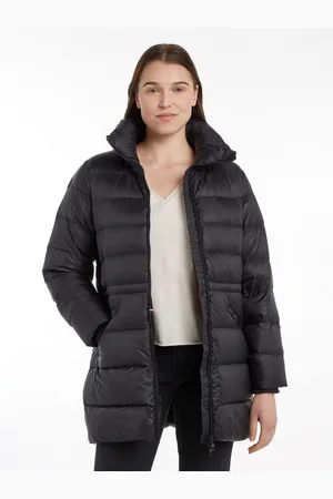 Tommy Hilfiger Lange jas met gestempeld logo