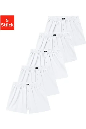H.I.S Wijde boxershort Heren boxer wijdte pasvorm, comfortband, van katoen-stretch (set, 5 stuks)