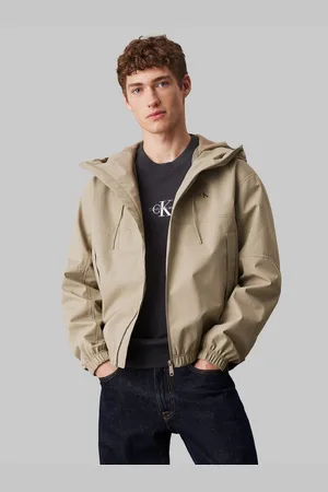 Calvin Klein Allweatherjack TECHNICAL JACKET Logodruk, steekzakken