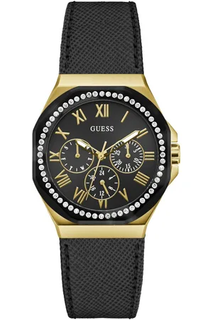 Guess Multifunctioneel horloge Glaze Quartzhorloge, horloge, damenuur, datum, 12/24-uurs weergave, analoog