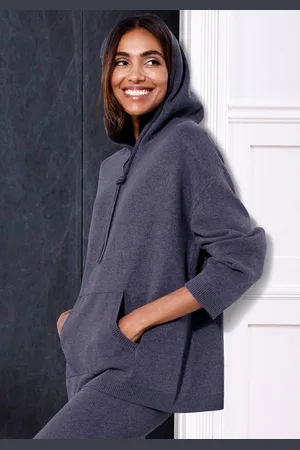 ELBSAND Hoodie van hoogwaardige brei