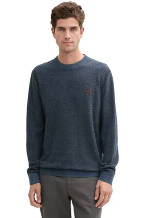 TOM TAILOR Gebreide trui met geborduurd logo