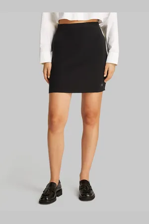 Calvin Klein Minirok WOVEN LABEL SWEATER SKIRT