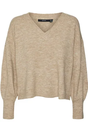 VERO MODA Trui met V-hals VMJUPITER LS V-NECK PULLOVER BF