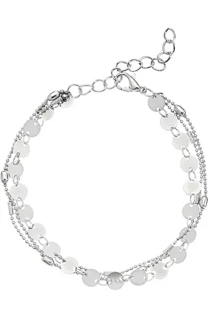 Lascana Enkelkettinkje met kleine schijfjes, enkelketting-armband, enkelkettingen set