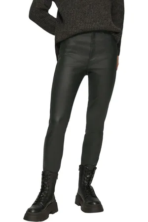 QS by s.Oliver Imitatieleren broek Sadie met zakken