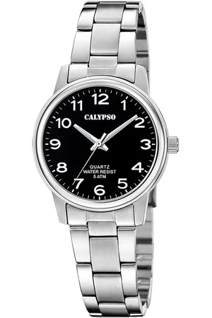 Calypso Kwartshorloge Basic Horloge, dameshorloge, stalen band, analoog