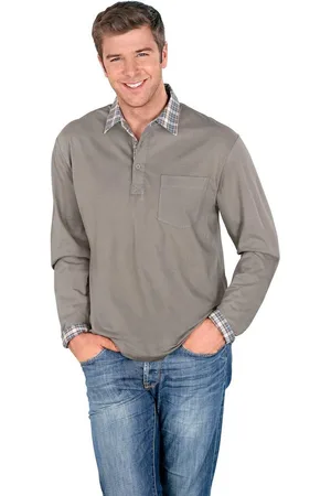 Baur Poloshirt met lange mouwen Poloshirt (1-delig)