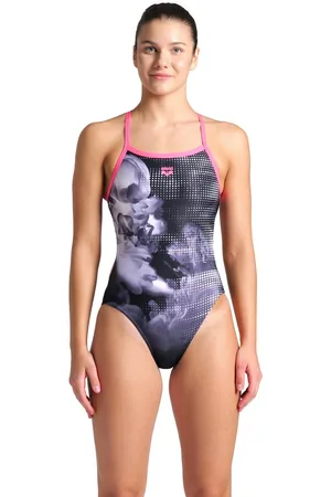 Arena Badpak Airbrush dames badpak Met 50+ UV-bescherming