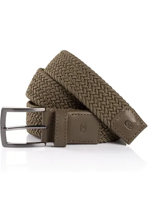 TOM TAILOR Gevlochten riem TTJamie met logo blindstempel