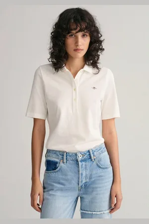 GANT Poloshirt SLIM SHIELD KA PIQUE POLO met geborduurd grafisch logo op de borst