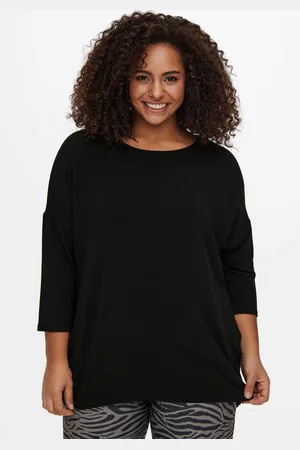 ONLY Shirt met 3/4-mouwen CARLAMOUR zachte materialenmix
