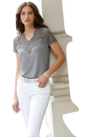 Alessa W Kanten Shirt (1-delig)