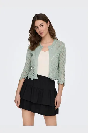 JDY Vest SUN 3/4 CROPPED CARDIGAN KNT NOOS