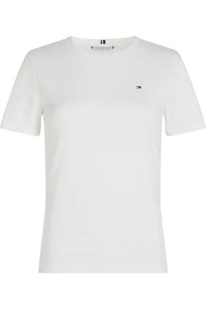 Tommy Hilfiger Shirt met ronde hals CRV SLIM CODY C-NK SS in grote maten, met ronde hals