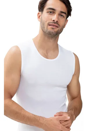 Mey Muscle-shirt Casual katoen (K) Elastische hals- en mouwafsluitingen