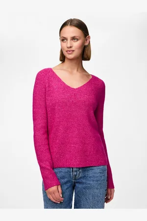 Pieces® Trui met V-hals PCELLEN LS V-NECK KNIT NOOS BC