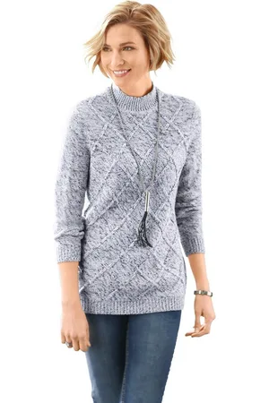 Classic Basics Trui met staande kraag Trui