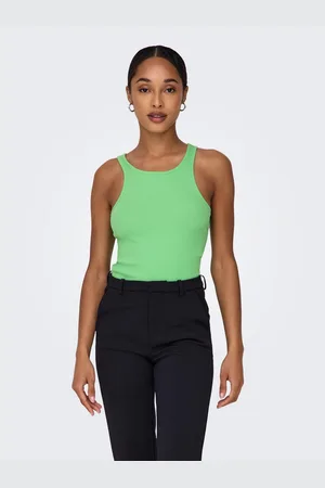 ONLY Geribde tanktop ONLKENYA RIB TANK TOP JRS NOOS