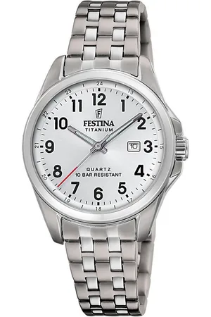 Festina Kwartshorloge Calendario Titanium Horloge, dameshorloge, analoog, dag