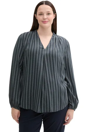 TOM TAILOR Blouse met lange mouwen met patroon