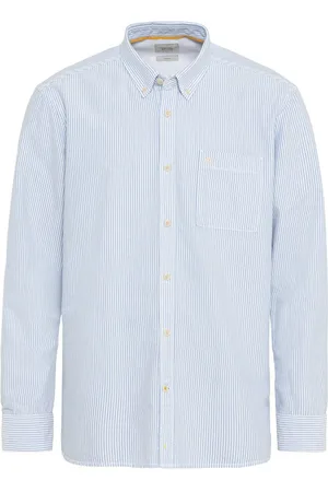 Camel Active Overhemd met lange mouwen met button-downkraag