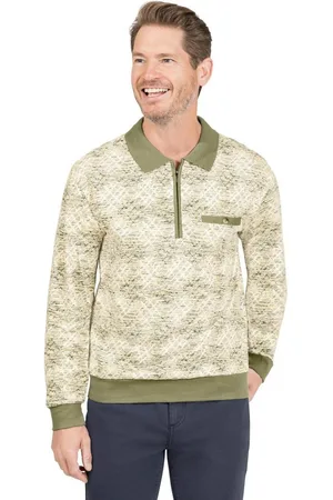 marco donati Poloshirt met lange mouwen (1-delig)
