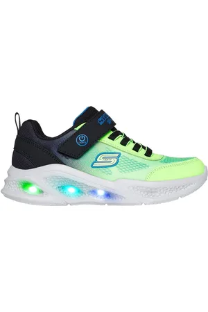 Skechers Sneakers METEOR-LIGHTS , klittenbandschoen met knipperfunctie, maat sjabloon om te downloaden