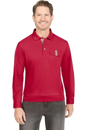 HAJO Poloshirt met lange mouwen (1-delig)