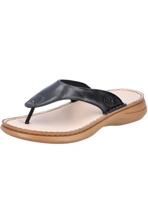 Rieker Teenslippers zomerschoen, slippers met tussenstuk voor de tenen