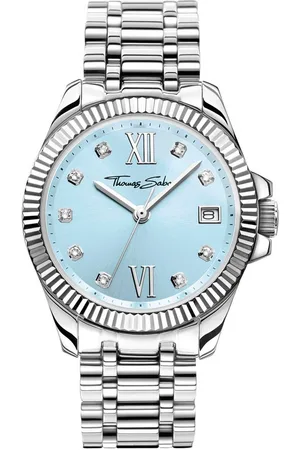 Thomas Sabo Kwartshorloge DIVINE Polshorloge, dameshorloge, datum, mineraalglas met saffiercoating