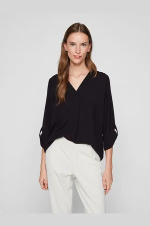 VILA Shirt VIJOSA 3/4 V-NECK TOP - NOOS