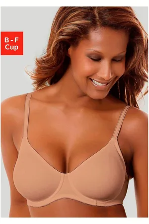 Lascana T-shirt-bh Perfect basic met beugel, zonder cups, basic dessous