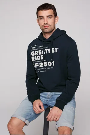 Camp David Hoodie met contrasterende print