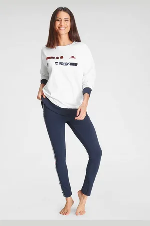 Fila Loungepak met pailletten-logo-motief (set, 2-delig, 1 stuk)