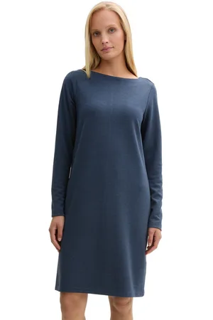 TOM TAILOR Midi-jurk met boothals