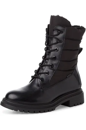 Tamaris Winterlaarzen hakken, winter-enkellaars, outdoorschoen in materiaalmix