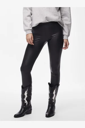 Pieces® Legging PCNEW SHINY FLEECE LEGGINGS NOOS