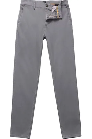 HUGO BOSS Chino tapered met boss-logo aan de achterkant