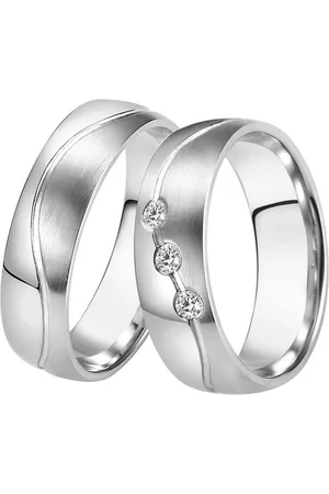 DOOSTI Trouwring Sieraden cadeau roestvrijstalen trouwring partnerring LIEBE