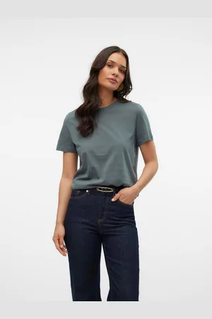 VERO MODA Shirt met korte mouwen VMPAULINA SS T-SHIRT GA JRS NOOS