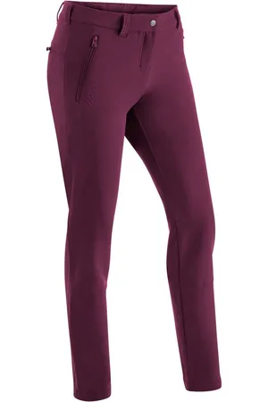 Maier Sports Functionele broek Helga slim warme dames outdoorbroek, robuuste wandelbroek, slim fit