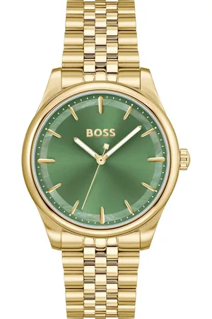 HUGO BOSS Kwartshorloge GRACEFUL Horloge, dameshorloge, stalen band, analoog