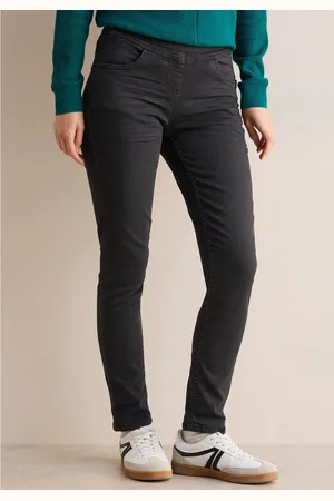 CECIL High-waist jeans Stijl Vicky in used-look